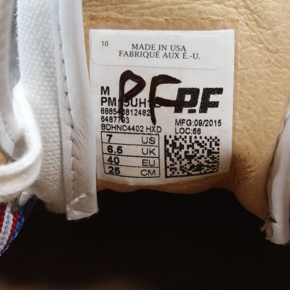 PF Flyers Made In USA Center Hi Top Sneakers Mens Size 7 (6.5) Womens 9 (8.5) - Picture 13 of 13